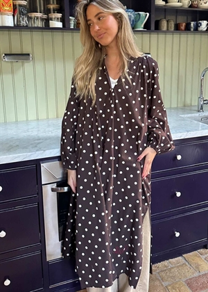 Lara kjole Brown Dot Sissel Edelbo 